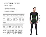 Life In Color Unitard Men Lycra Spandex Bodysuit Long Sleeve Full Bodysuit Zentai Suit (XL, Black)