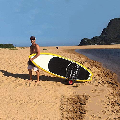 FFKL Stand Up Paddle Board Cart with Easy to Use Beach 2Wheels Trolley