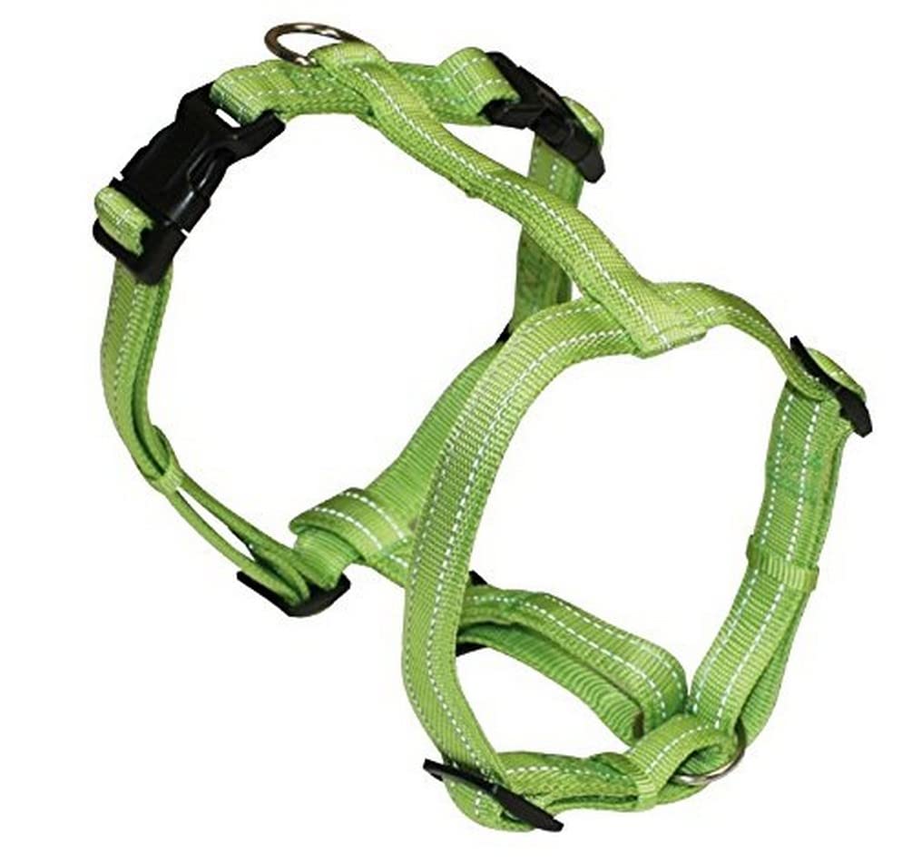 CROCI Nylon Soft Harness, 15 x 350 - 500 mm, Green