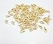 Yueton® Curved Lobster Clasps-100pcs 7x12mm Lobster Claw Clasps DIY Jewelry Fastener Hook, Necklace DIY Fasteners (Light-gold)