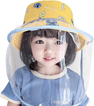 Kukoo Safety Face Shield Hat For Kids Anti Spitting Anti Saliva