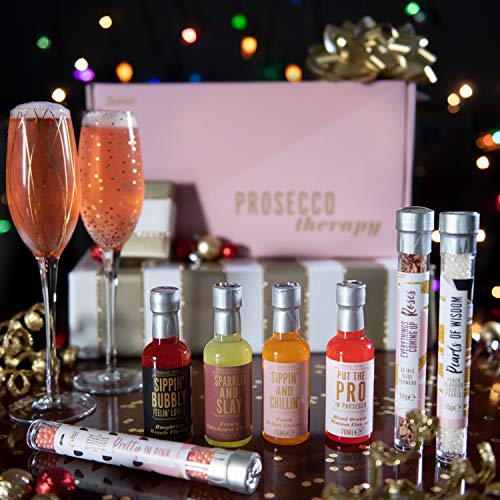 Thoughtfully Cocktails, Geschenkset für Champagner- und Prosecco-Party-Cocktail-Mixer, Aromatisierte Champagner-Aufsätze, Cocktail-Glanz und essbare Garnierung (OHNE Alkohol) – Bild 5
