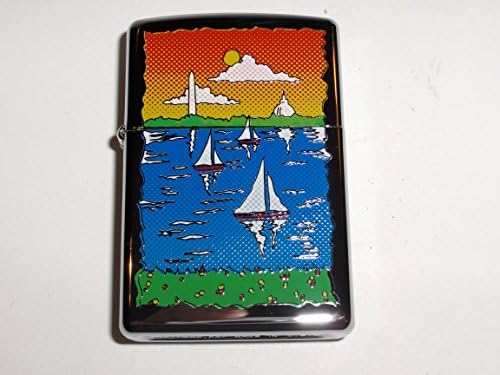 Zippo Sailboats High Polish Chrome Lighter