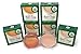 Van Der Hagen Shave Soap (6 Count, 2.5 Oz Cakes) Variety Bundle - Deluxe (3 PK) and Glycerin (3 PK)