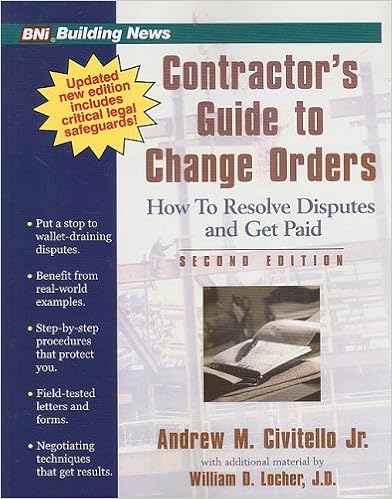 Contractors guide to change orders