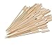 Axe Sickle (8 Inch) Natural Bamboo string,100 Pcs Bamboo Picks Paddle Skewers BBQ Picks (100 per pack)
