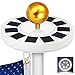 Solar Flag Pole Light- GRDE 30 LED Flag Pole Lights Solar Powered Night Light Flagpole Downlight Lighting Night Light for 15 to 25 Ft Top, Energy Saving LEDs