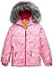 Wantdo Girl's Warm Snowboarding Jackets Waterproof Ski Jacket Fleece Winter Snow Coat Windproof Raincoats