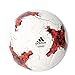 adidas Performance S1706LSB001TGLI Confederations Cup Top Glider Soccer Ball, White/Red/Power Red/Clear Grey, Size 5