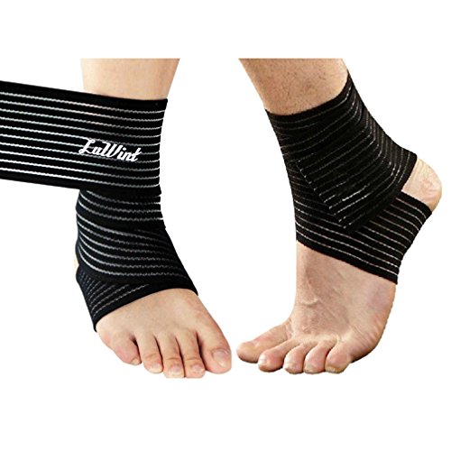 Luwint High Elasticity Compression Bandage, Ankle Wrist Knee Shin Calf