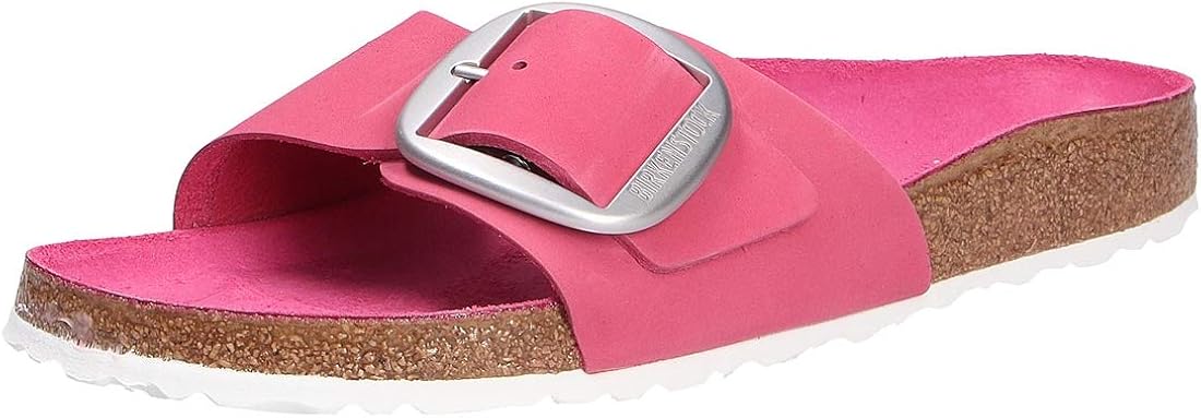 Amazon.com | BIRKENSTOCK Madrid Big Buckle[Slipper] S Women's Mules Red | Mules & Clogs