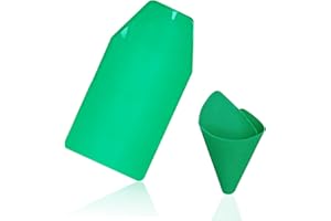 WVD Flexible Oil Funnel, Reusable Silicone Oil Change Tool, Flexible Funnel for Car Lawnmower Snowplow Draining Tools 6.67x14