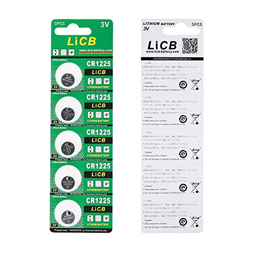 LiCB 10 Pack CR1225 3V Lithium Battery CR 1225