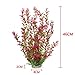 Mayitr 18″ Plastic Water Plant for Aquarium Fish Tank Ornament, Rhodo Redthumb 2