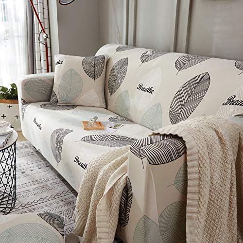 FORCHEER Couch Cover Stretch Arm Chair Large Sofa Slipcover Leather Furniture Protector from Pet for Living Room
