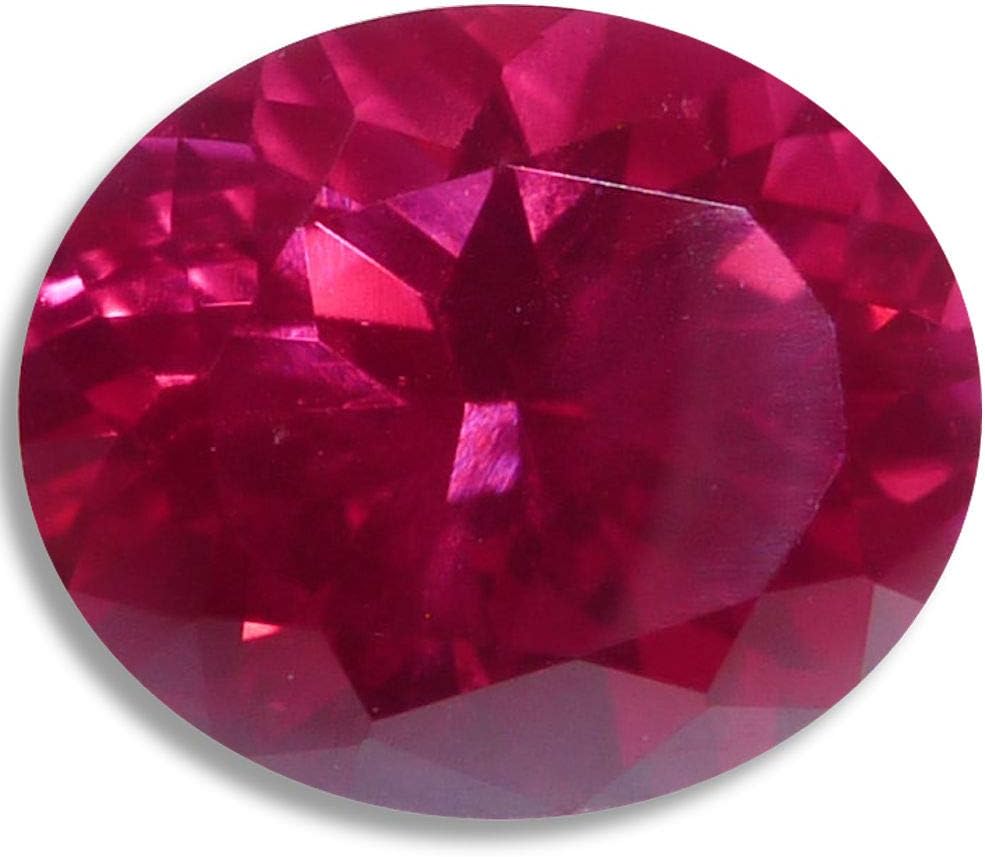 OptimaGem Lab Ruby Oval 5x3mm-14x10mm Loose Gemstones (10x8mm)