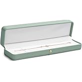 Papten Gorgeous Bracelet Gift Box Bracelet Holder Velvet Bracelet Display Box Bracelet Boxes Small Jewelry Gift Box Bracelet Jewelry Box Velvet Interior Bangle Bracelet Storage (Green)