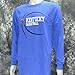 University of Kentucky UK BALL on Blue Long Sleeve