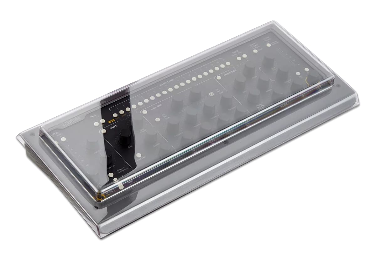 Decksaver Cover for Softube Console One - Super-Durable Polycarbonate Protective lid in Smoked Clear Colour, Made in The UK - The Producers' Choice for Unbeatable Protection