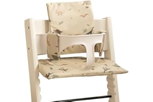 HALAA VAUVA Baby Cushion Set Soft and Comfort High Chair Cushion for Infant, Toddler High Chair Accessories Easy to Clean and Install, Dinosaur