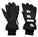 N'Ice Caps Girls Reflector Cute Hearts Waterproof Thinsulate Winter Gloves