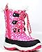 DREAM PAIRS Girls Snow Boots Warm Cozy Anti-Slip Lightweight Mid Calf Faux Fur Lining Winter Shoes for Little/Big Kids,Size 10 Toddler,Pink,Nordic