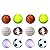 1 dozen GBM Golf assorted sports balls