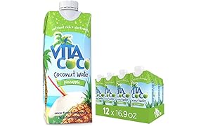 Vita Coco Coconut Water, Pineapple - Naturally Hydrating Electrolyte Drink - Smart Alternative to Coffee, Soda, and Sports Drinks - Gluten Free - 16.9 Ounce (Pack of 12)