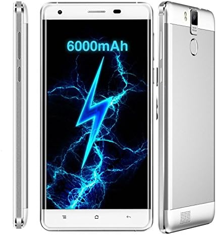 OUKITEL K6000 Pro 3GB+32GB, 6000mAh, 4G 5.5 inch Android 6.0 Smartphone MTK6753 Octa Core 1.3GHZ FM OTG OTA (White)