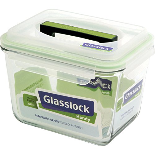 Glasslock 10.5-cup rectangle handy container
