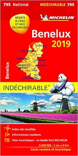 Amazon Fr Carte Benelux Indechirable Michelin 2019 Michelin Livres
