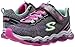Skechers Kids Girls' Glimmer Lights Sneaker, Black/Multi, 3 M US Little Kid