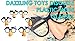 Dazzling Toys Classic Disguise | Great Party Favor| Disguise Glasses with Funny Nose, Eyebrows & Mustache Glasses | Pack of 12 | Manufactured