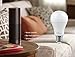 Nephelae Smart Wi-Fi LED Bulb,Multicolored Home Light,Dimmable,Tunable Warm White & Color,No Hub Required,Remote Control,Compatible with Alexa and Google Assistant,60W Equivalent(7W)