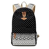Abshoo Cute Lightweight Canvas Bookbags School Backpacks for Teen Girls