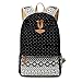 Abshoo Cute Lightweight Canvas Bookbags School Backpacks for Teen Girls