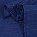 HollyHOME Luxury Checkered Super Soft Solid Single Pinsonic Quilted Bed Quilt Bedspread Bed Cover, Blue, Twin