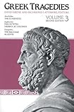 Paperback Greek Tragedies, Volume 3 2nd (second) Edition published by University of Chicago Press (1992) Book