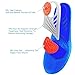Gel Sports Orthotic Insoles, Ubearkk Full Length Performance Shoe Insoles Anti Shock Effectively Relieve Foot Pain and Fasciitis (Men's 7.5-14)