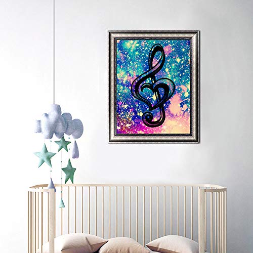 DIY 5D Diamond Painting by Number Kits, Crystal Rhinestone Diamond