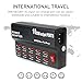 Solarice 60W 10-Port Family-Sized Desktop USB Rapid Charger Smart USB Ports with Auto Detective Technology Black
