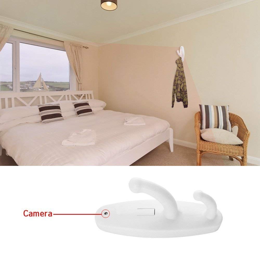 Spy Cameras Hidden Clothes Hat Hook Camera Wireless Home Security