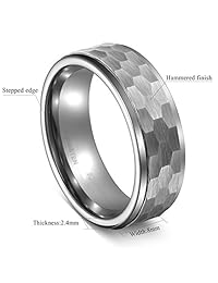 King Will - Martillo de tungsteno para hombre, 0.315 in, color plateado