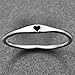 AVECON 925 Sterling Silver Simple Carve Heart Wedding Band Stackable Promise Ring for Her Size 5-10