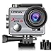 Campark ACT74 Action Camera 4K 30fps WiFi Ultra HD Waterproof Sports Action Cam,Free Mounting Accessories 2 Rechargeable Batteries Bikes Motorbike Snorkeling(Silver) primary