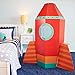 Advanced Graphics Solar System Rocket to Space Astronaut Room Decor - Spaceship Cardboard Stand in