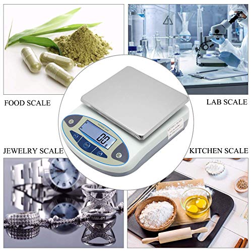 CGOLDENWALL Lab Scale 5kgx0.1g Digital Precision Scale Electronic