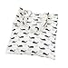 Caixia Women's Cotton Cartoon Whale Print Canvas Tote Shopping Bag Beige