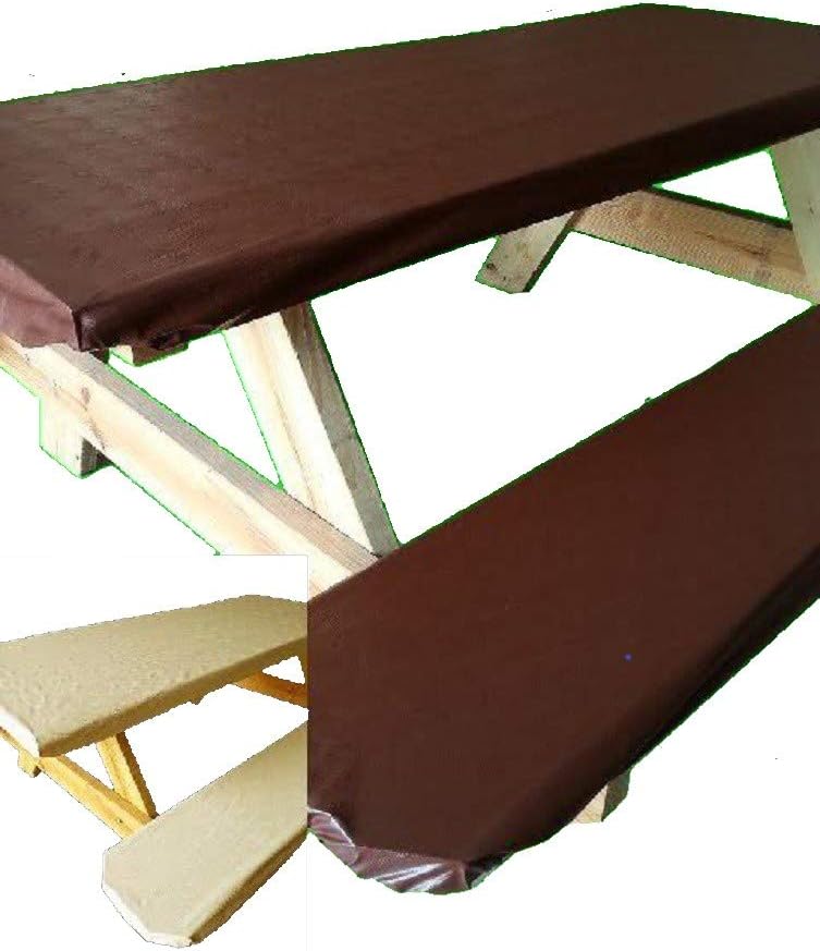 Embossed Pattern Stretch to fit 3 Pc Vinyl Picnic Table
