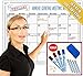 JUMBO Large Dry Erase Calendar Wall Hanging Classroom Decorations 2018 2019 Teacher Supplies Fun Activity Tracker Kids Chart Poster Organizer Weekly Planner Markers Eraser Office Organization 36x48 in